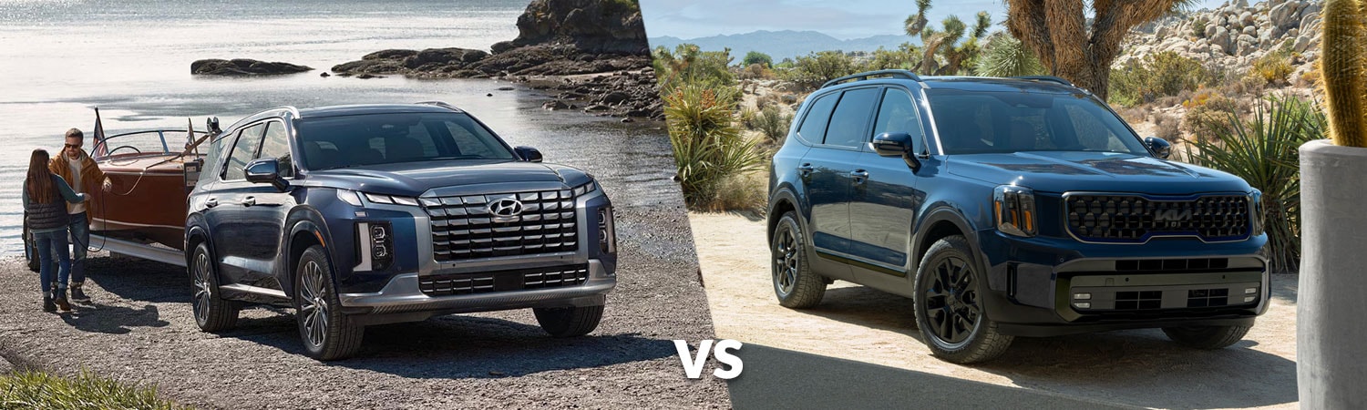 2025 Hyundai Palisade vs. 2025 Kia Telluride 2025 Hyundai Palisade vs. 2025 Kia Telluride