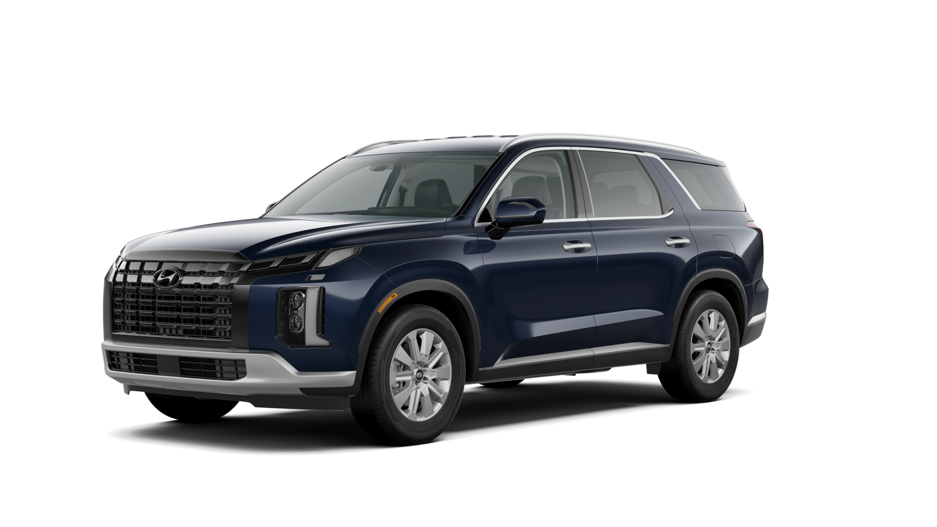 2025_Palisade_SEL_FWD_MoonlightCloud_Black_H-TexLeatherette_Exterior360_StudioEnvironment.006.png The 2025 Hyundai Palisade with a Moonlight Cloud Exterior