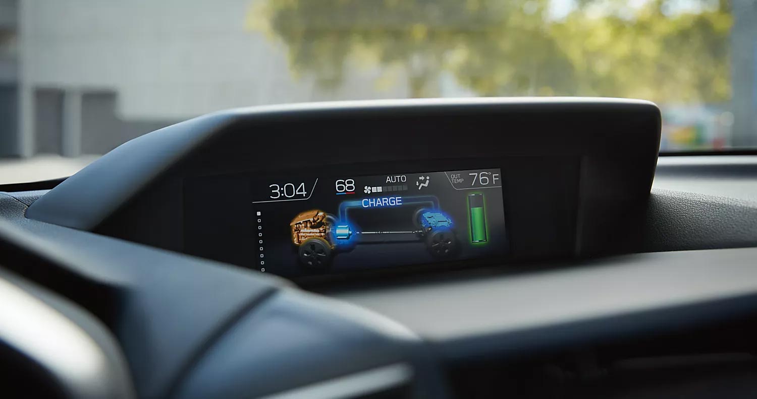 Subaru Hybrid Dashboard Subaru Hybrid Dashboard