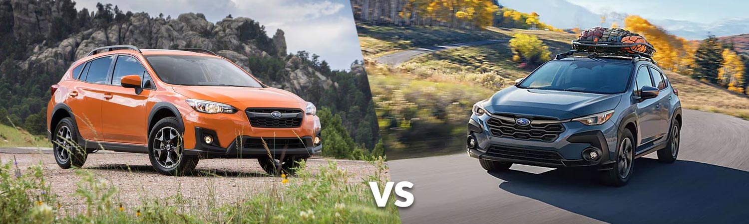 2018 Subaru Crosstrek vs. 2025 Subaru Crosstrek 2018 Subaru Crosstrek vs. 2025 Subaru Crosstrek
