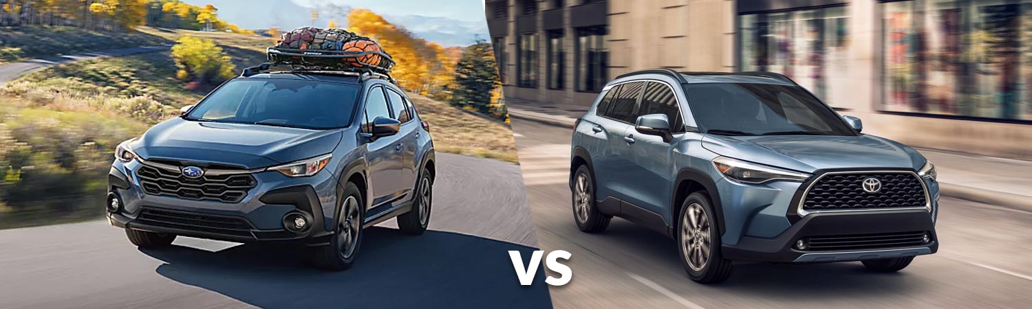 2024 Subaru Crosstrek vs. 2024 Toyota Corolla Cross