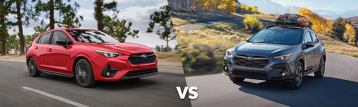 2025 Subaru Impreza vs. 2025 Subaru Crosstrek 2025 Subaru Impreza vs. 2025 Subaru Crosstrek