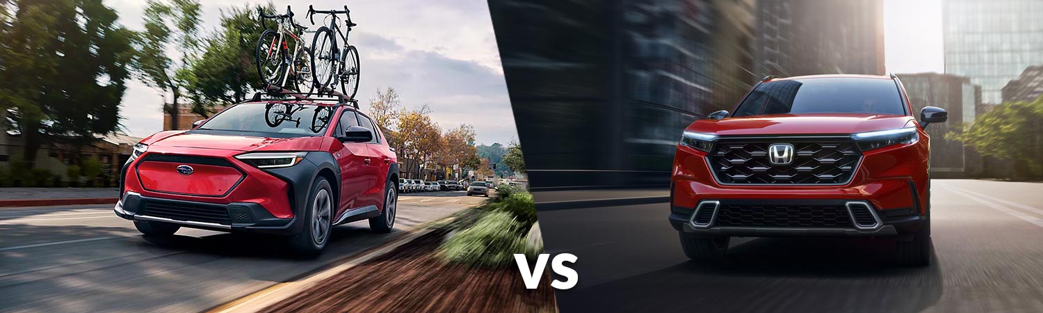 2024 Subaru Solterra vs. 2024 Honda CR-V Hybrid