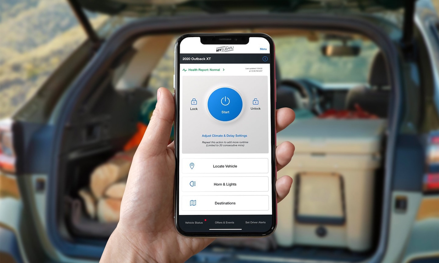 My Subaru App: A Snapshot My Subaru App: A Snapshot