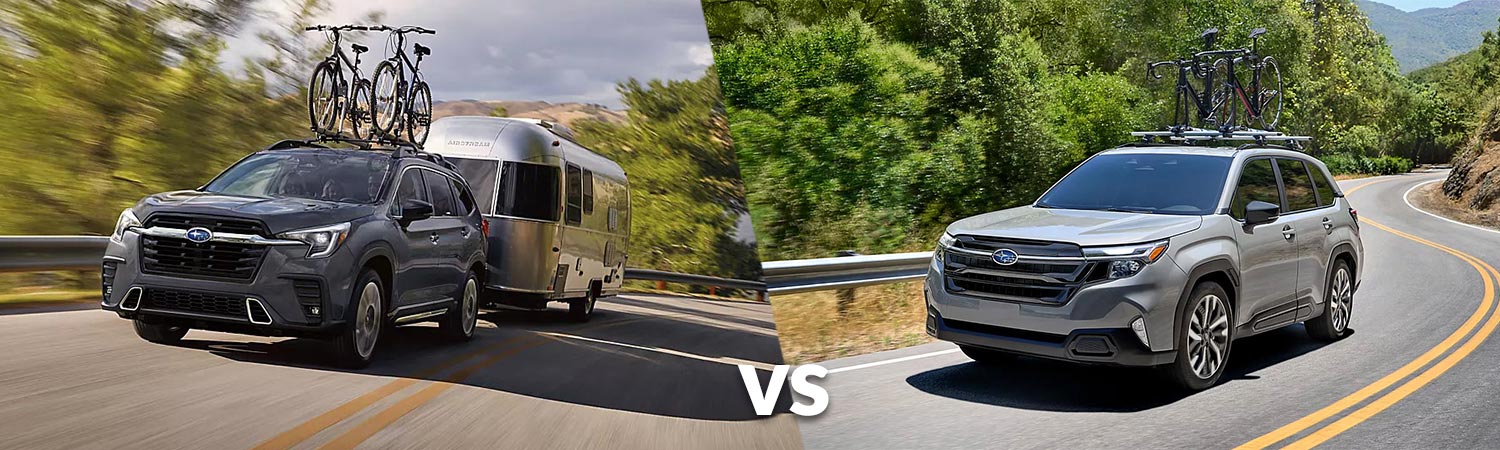 2025 Subaru Ascent vs 2025 Subaru Forester 2025 Subaru Ascent vs 2025 Subaru Forester