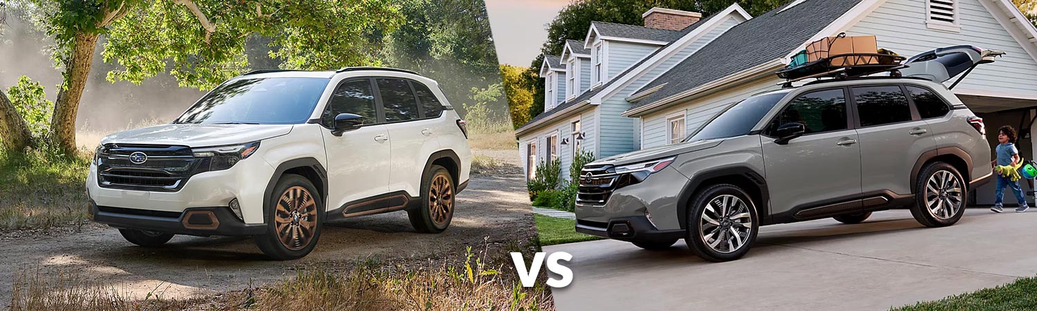 2025 Subaru Forester Sport vs. 2025 Subaru Forester Premium