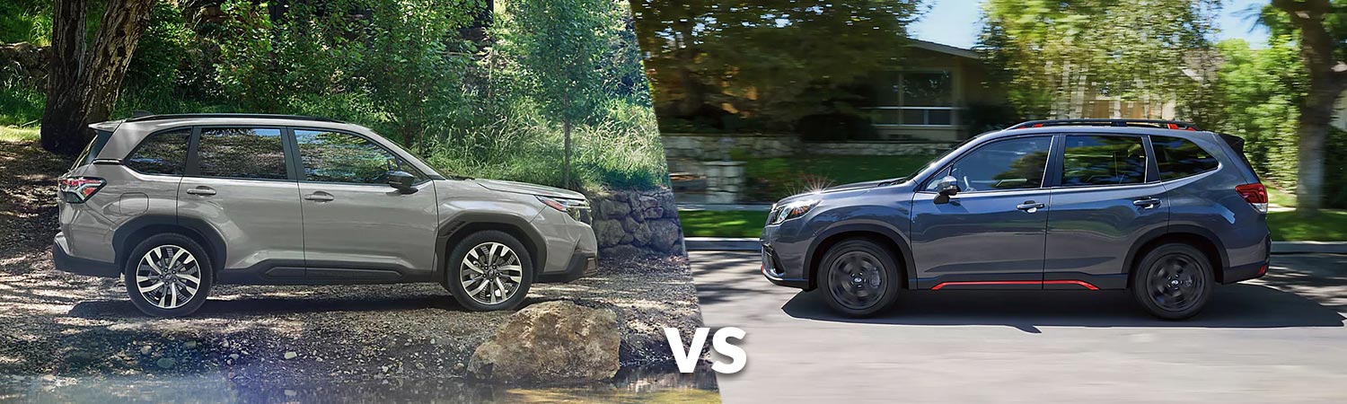 2025 Subaru Forester vs 2024 Subaru Forester
