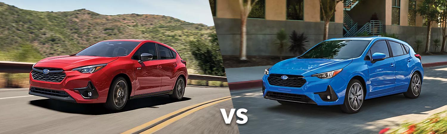 2024 Subaru Impreza vs. 20224 Subaru Impreza Sport