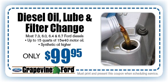 Diesel Lube-Oil-Filter Service Coupon, Grapevine, TX Automotive Service Diesel Lube-Oil-Filter Service Coupon, Grapevine, TX Automotive Service Special