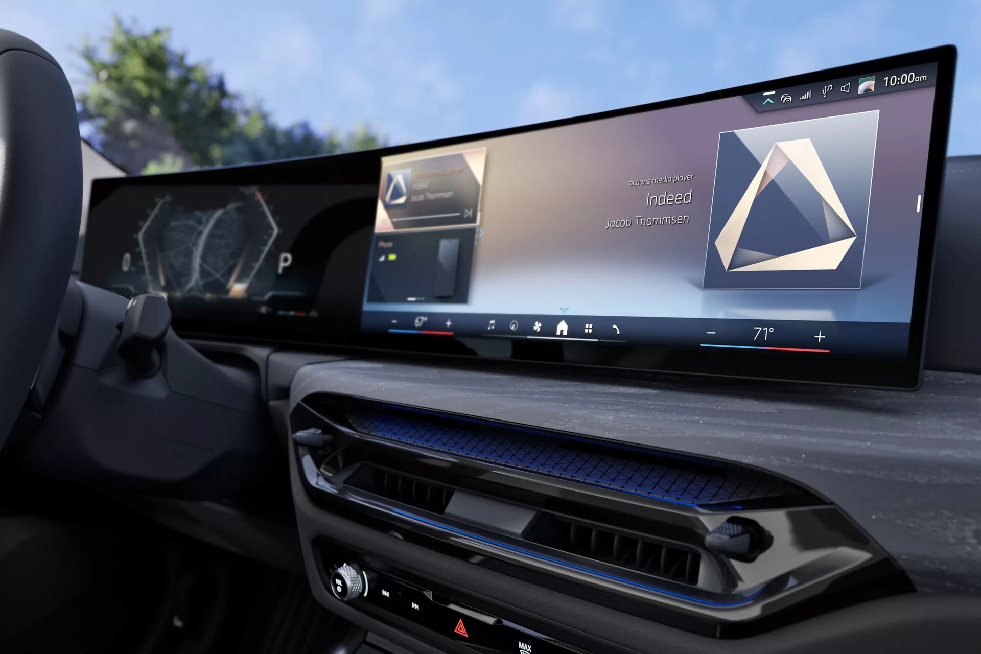 New views of the technology and infotainment system in the 2026 BMW 4 Series Coupe