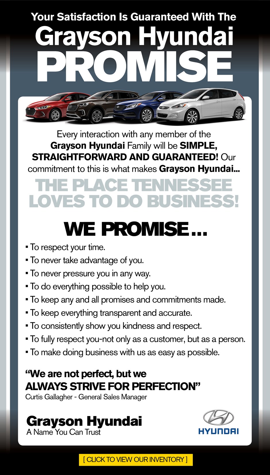 Our Promise to You
