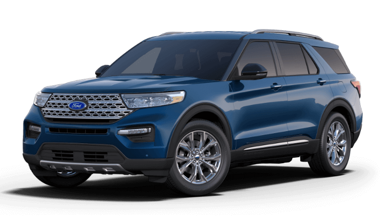 2020 Ford Explorer Limited blue