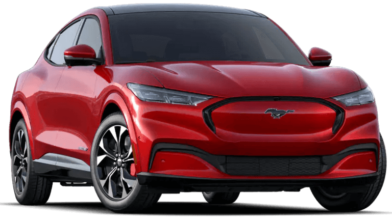 2021 Mustang Mach-E First Edition in red