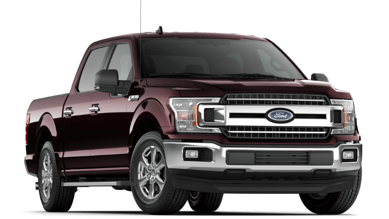 2020 Ford F-150 XLT in red