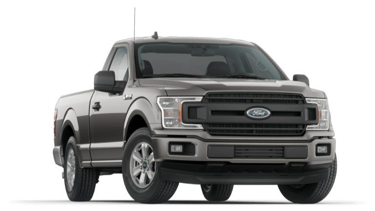 A grey 2020 Ford F-150 XL