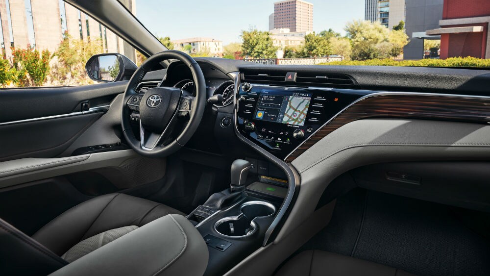 interior 2019 Toyota Camry Green Toyota Taylorville, IL
