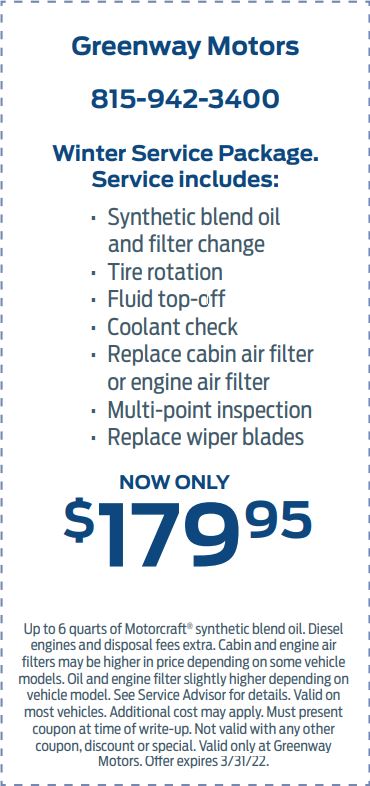Service Specials