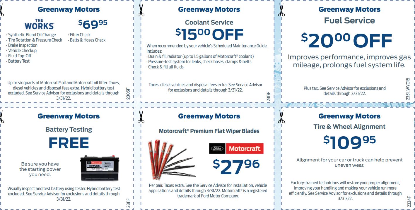 Service Specials