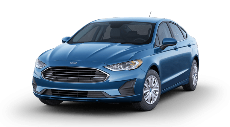 2019 Blue Ford Fusion