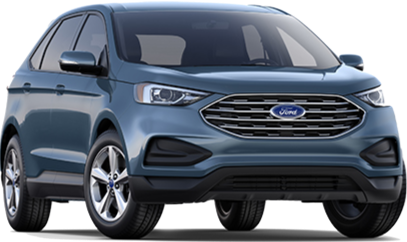 2019 Blue Ford Edge