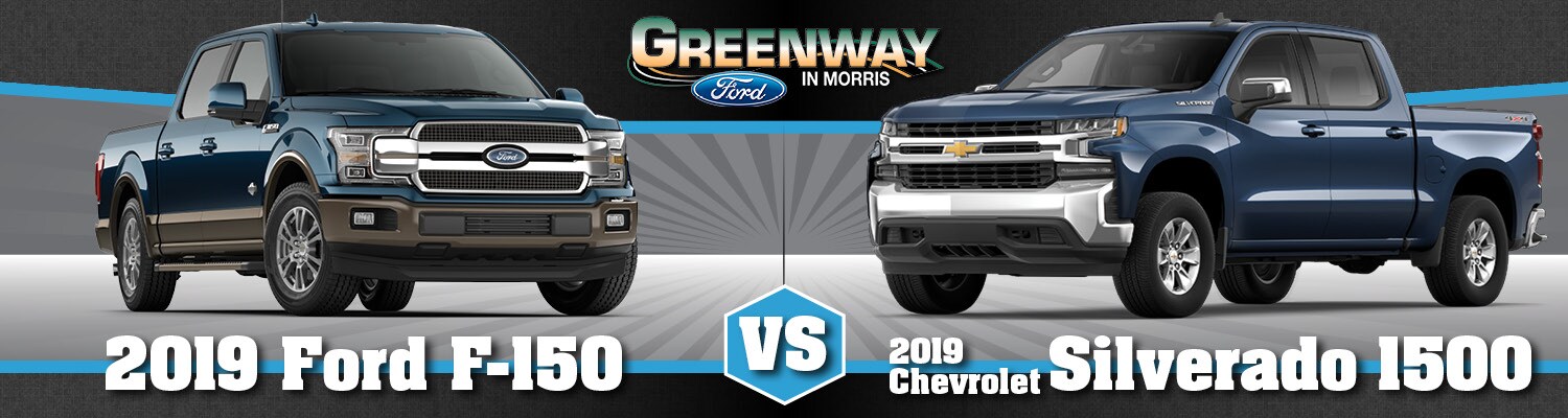2019 Ford F-150 vs. 2019 Chevy Silverado 1500 Comparison