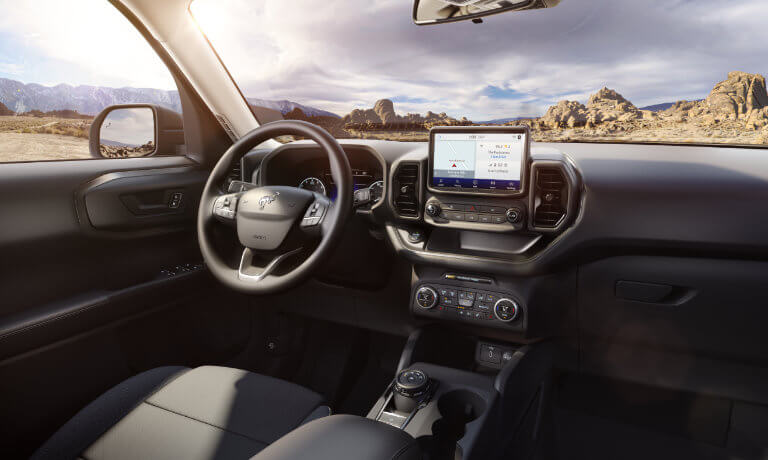 2021 Ford Bronco Sport interior infotainment view