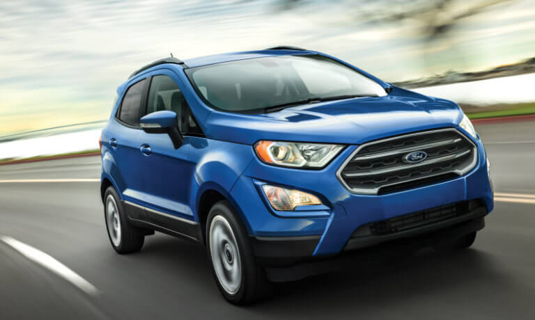 2022 Ford EcoSport Exterior Driving On A Curve