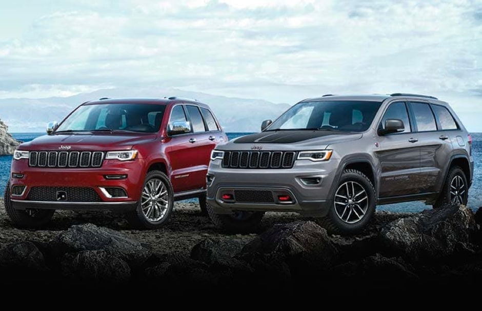 jeeps on cliffs