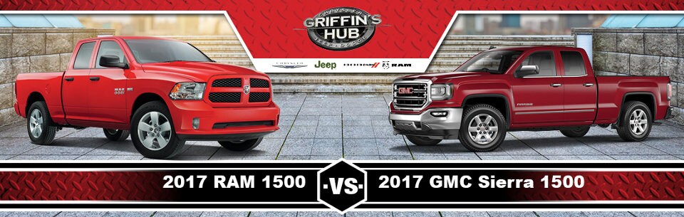 2017 Ram 1500 vs. Sierra 1500 2017 Ram 1500 vs. Sierra 1500 banner