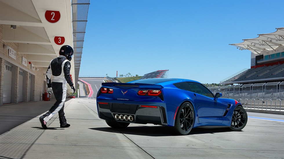 Chevrolet Grand Sport 2017 sur la piste