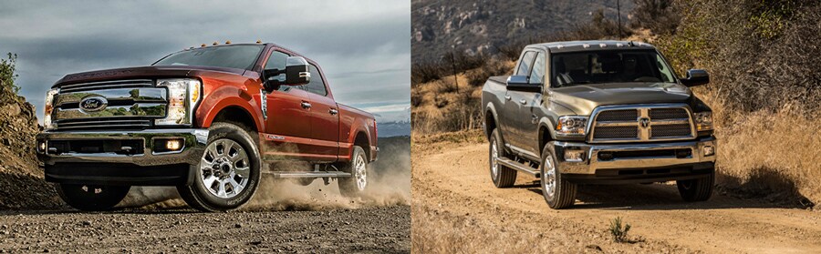 Ford F-250 vs Ram 2500