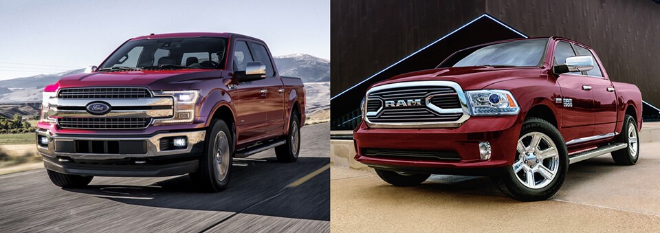 2018 Ford F-150 vs Ram 1500