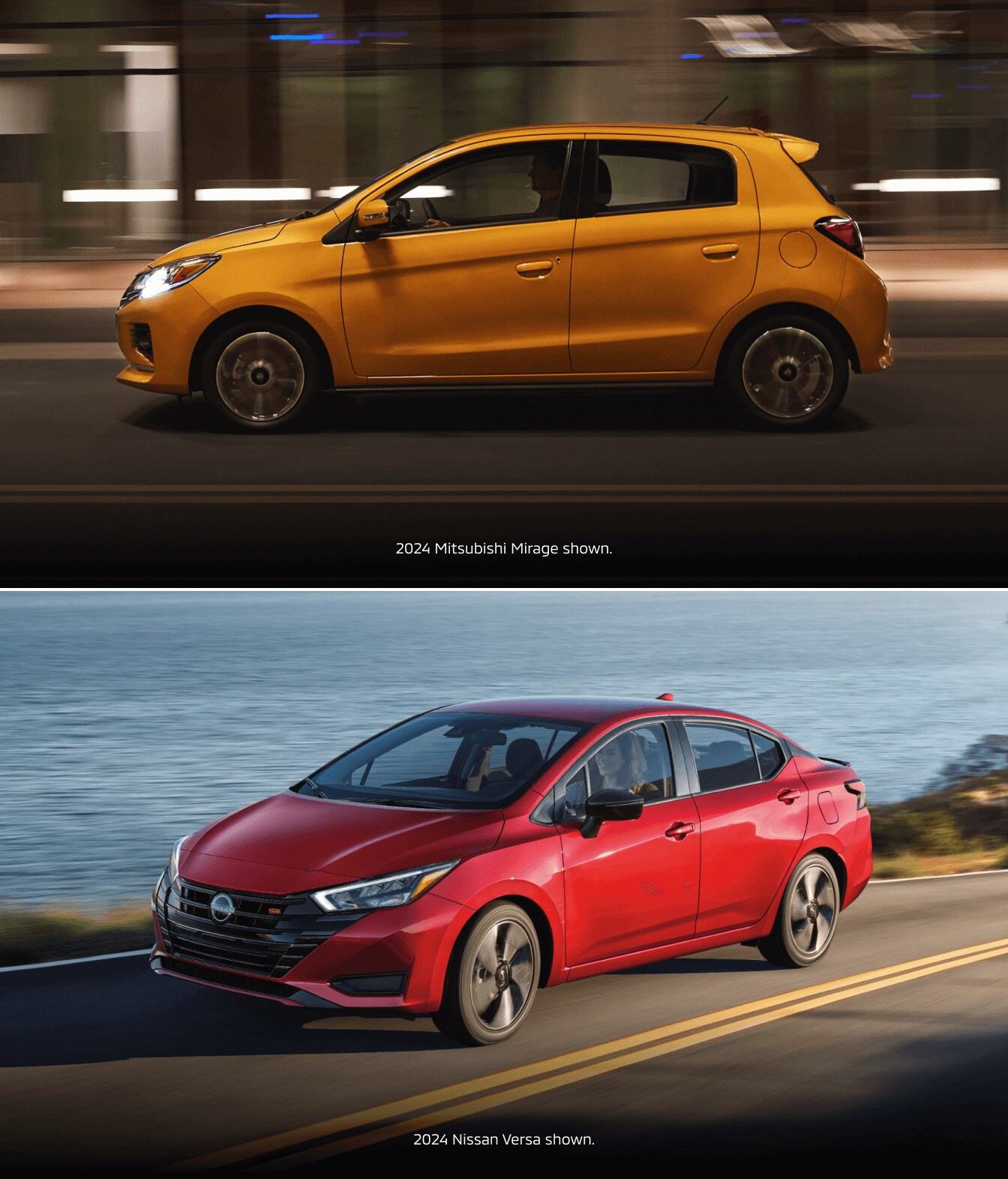 Compare the 2024 Mitsubishi Mirage vs. Versa Warranty