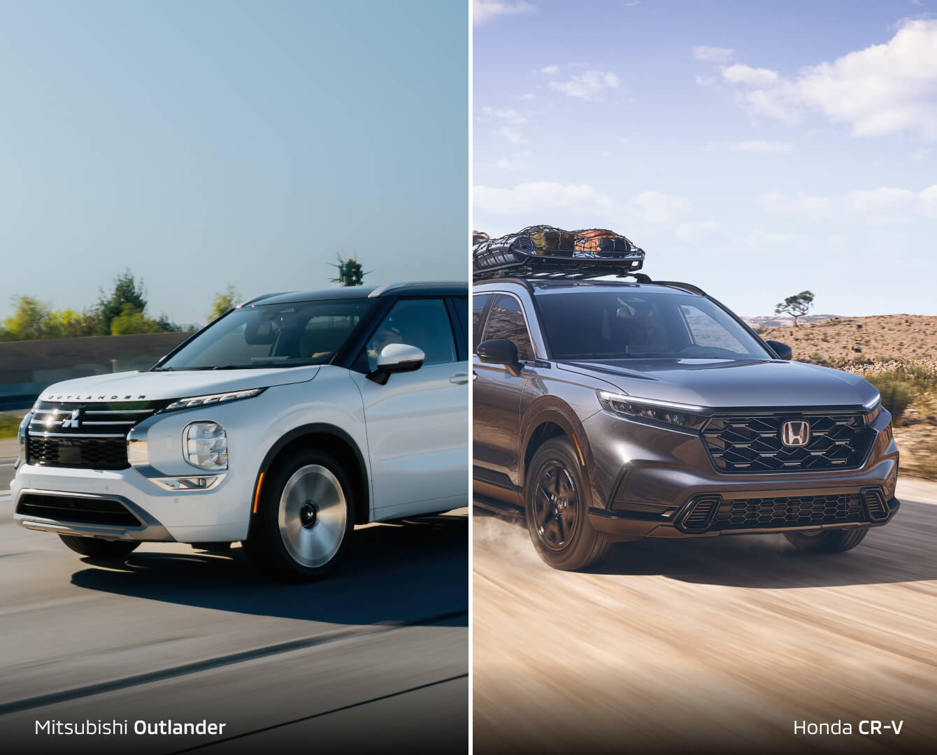 2025 Mitsubishi Outlander vs. Honda CR-V Specs