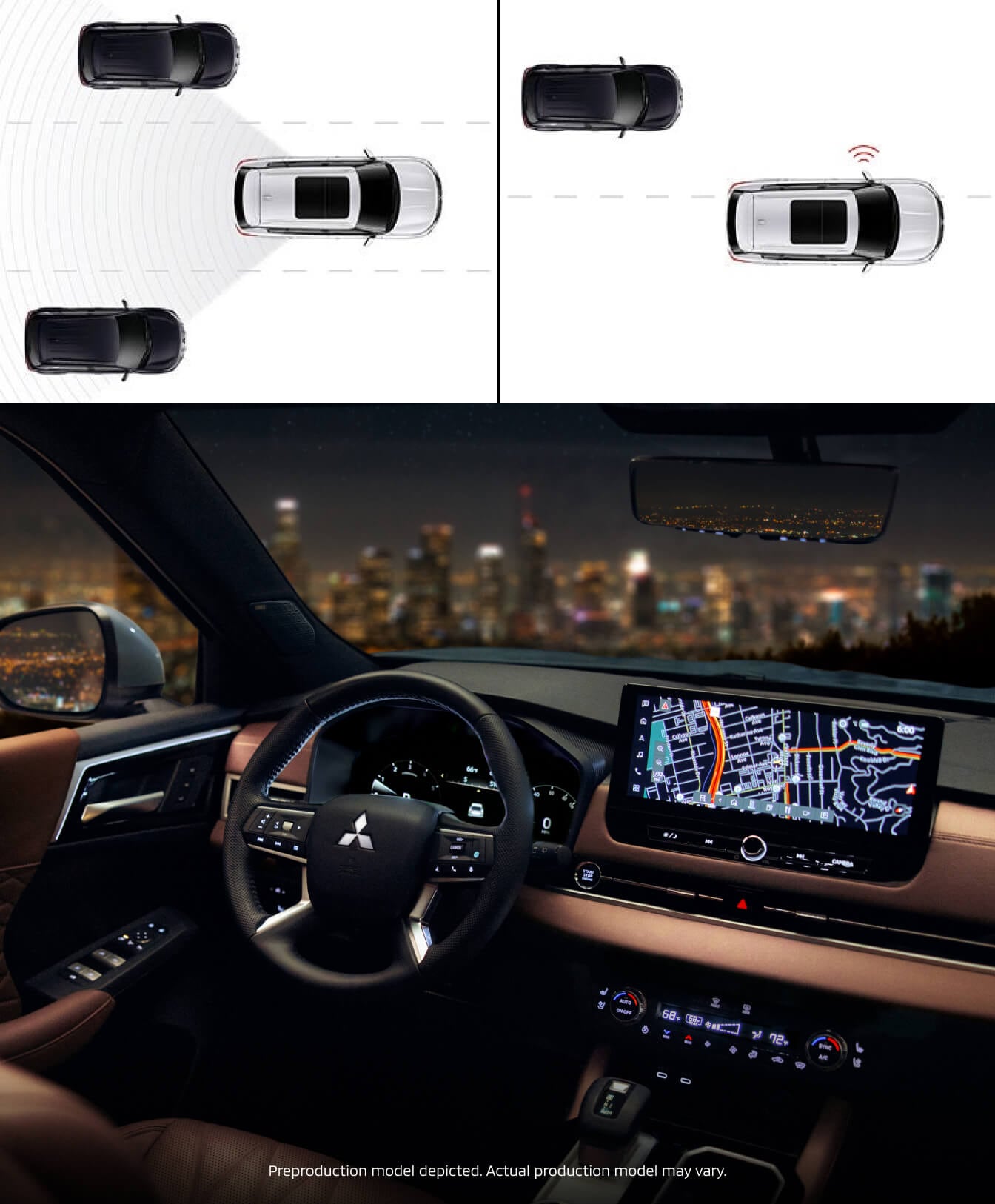 2025 Mitsubishi Outlander Interior Safety Experience