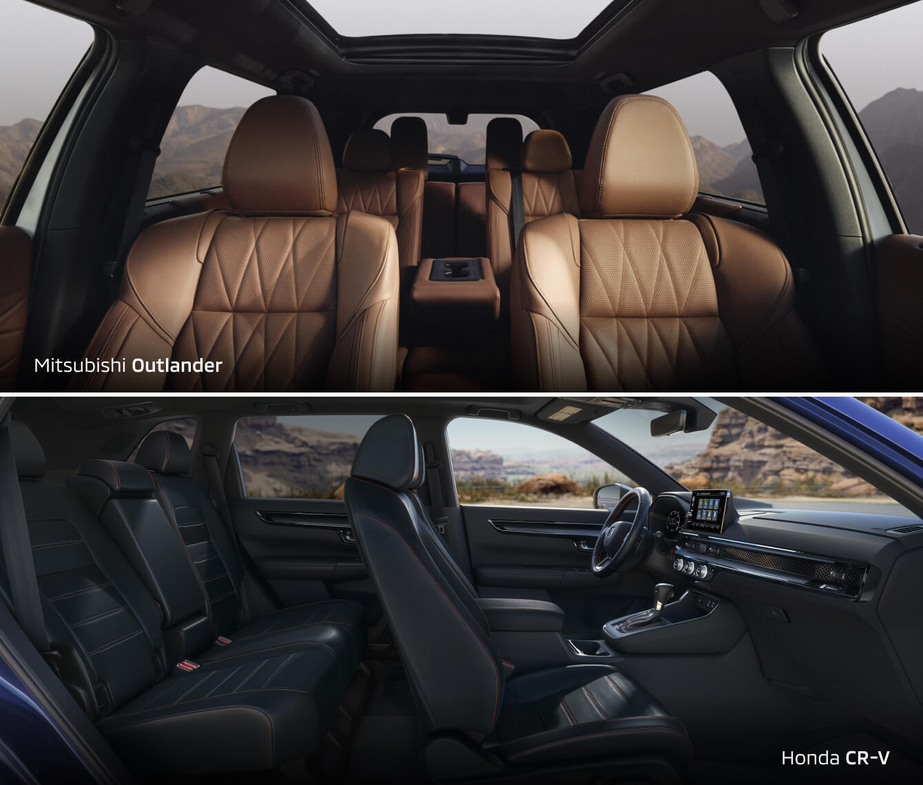 2025 Mitsubishi Outlander vs. Honda CR-V Seating Capacity