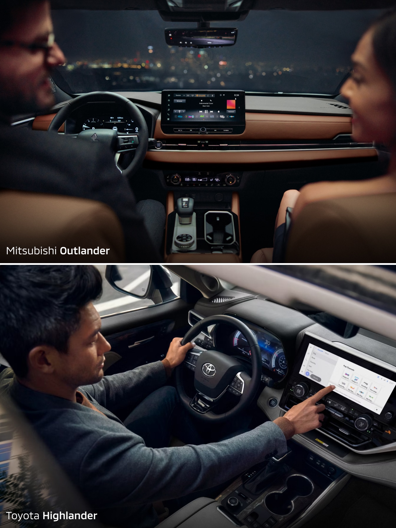 Mitsubishi Outlander vs. Toyota Highlander: Safety