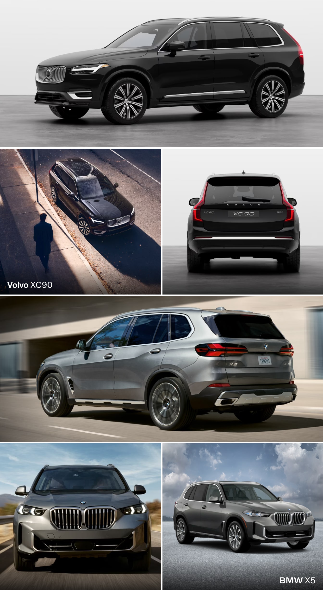 Volvo XC90 or BMW X5 Specs & Performance