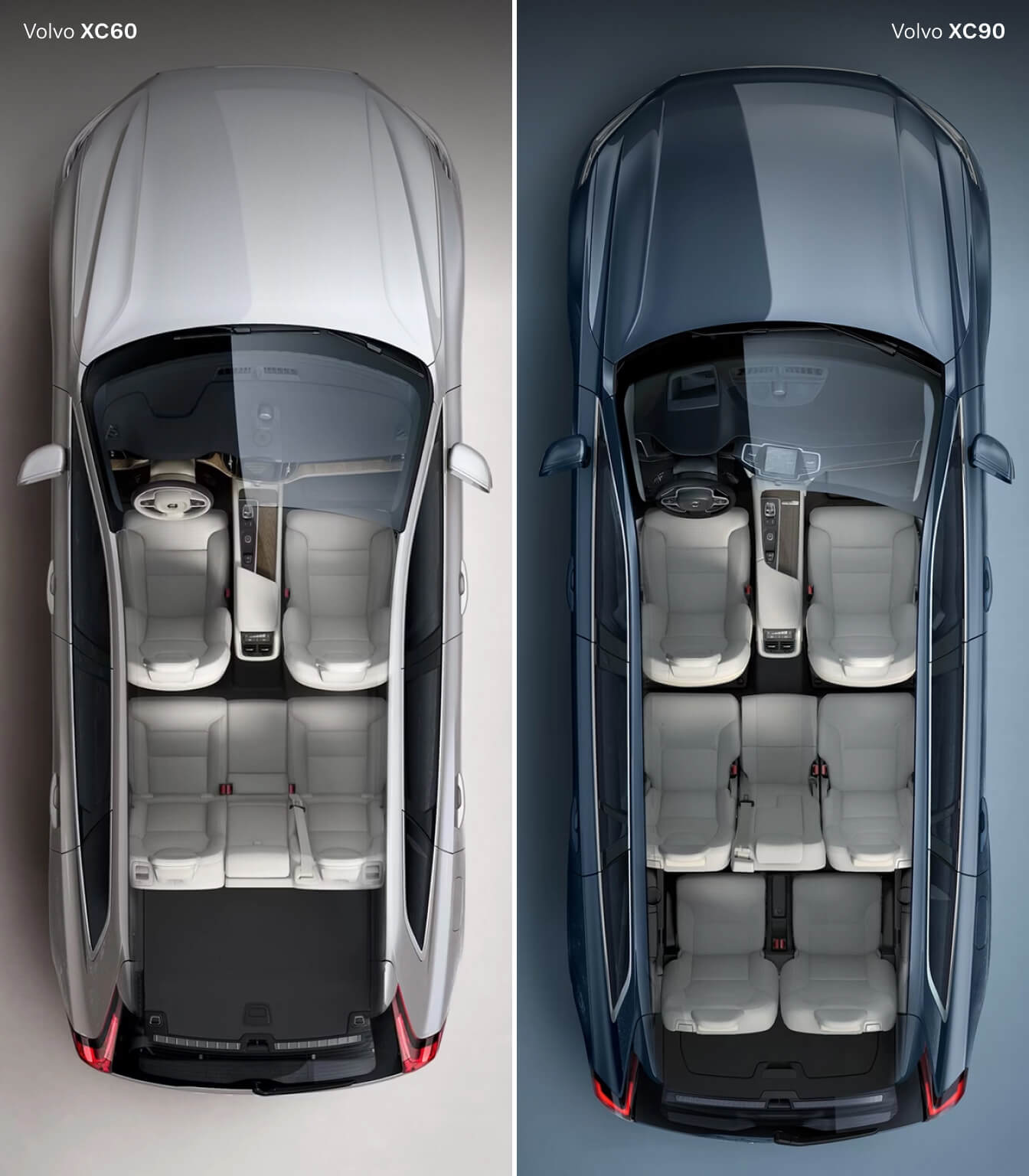Volvo XC60 vs. Volvo XC90 Safety