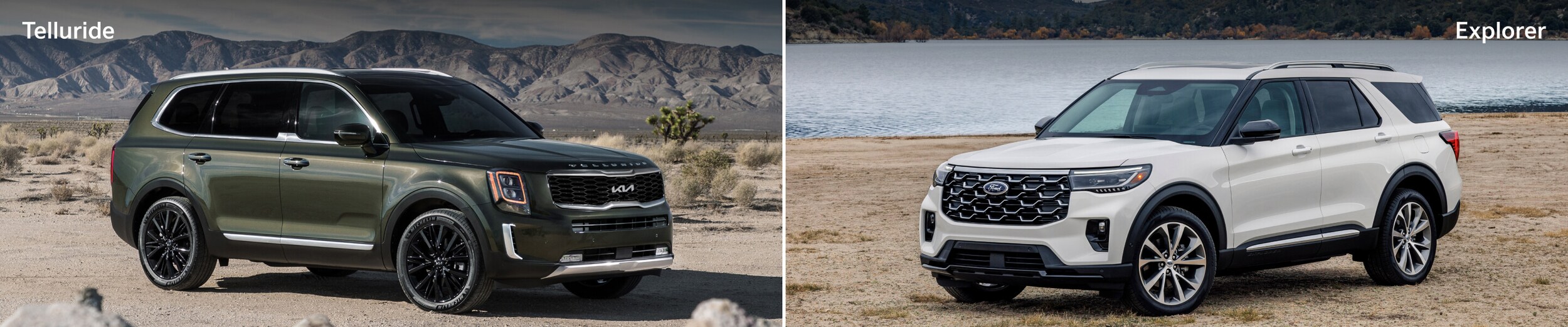 Kia Telluride vs. Ford Explorer