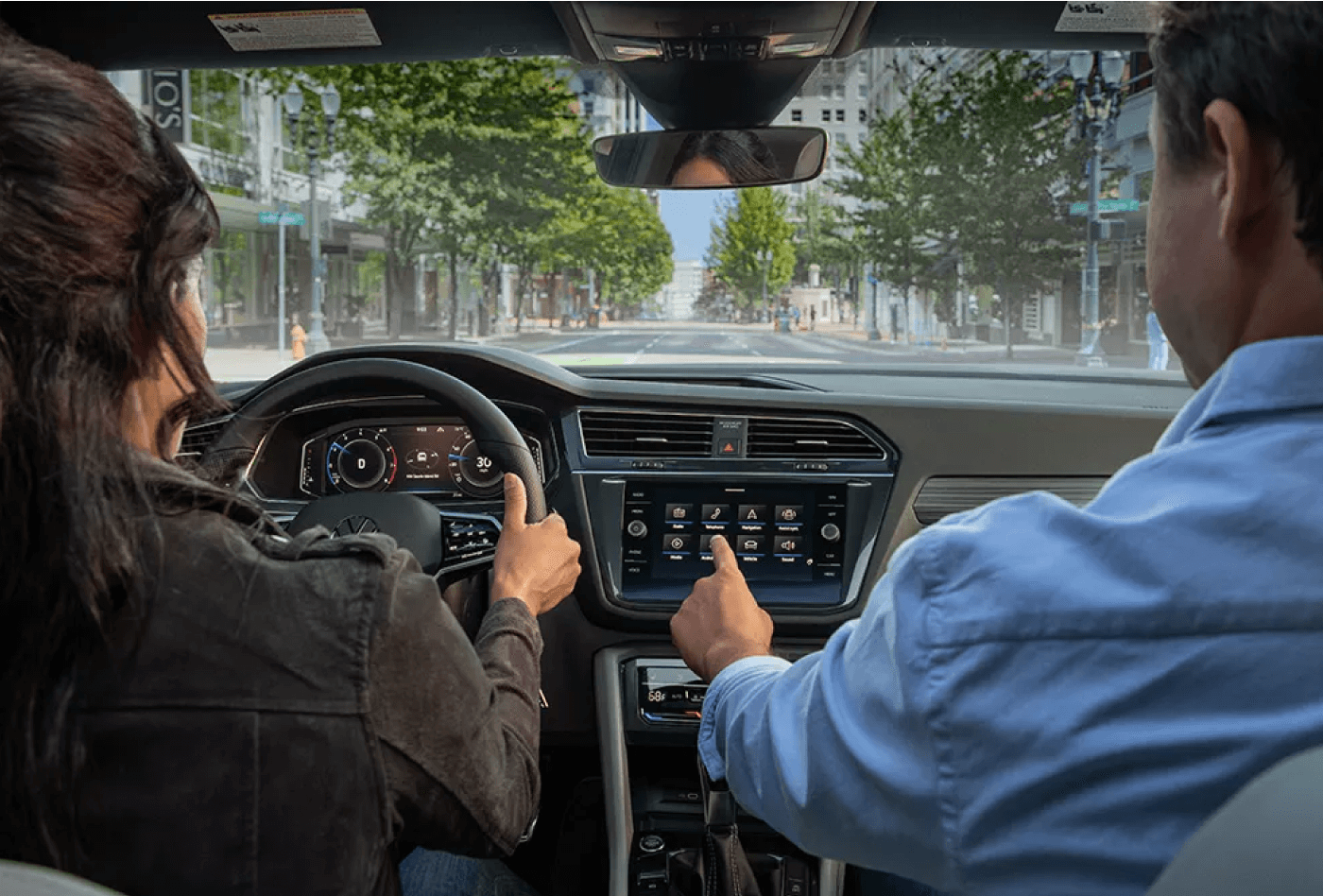 VW Tiguan interior design