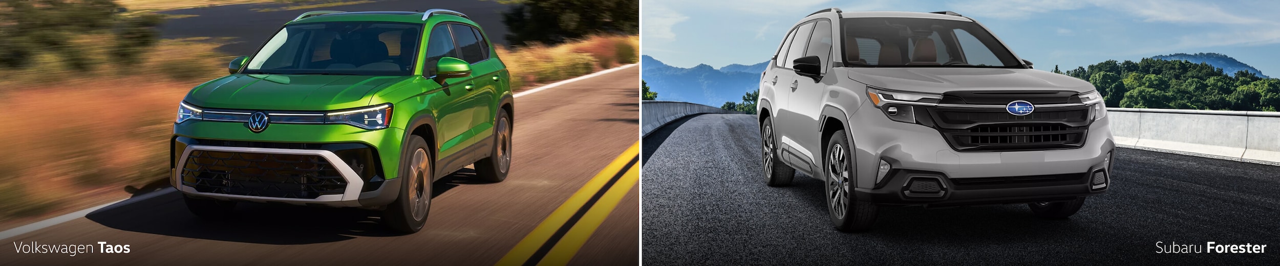 Subaru Forester vs. Volkswagen Taos