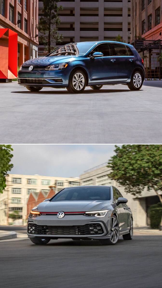 Volkswagen Golf vs. Mazda3 Trims and Price