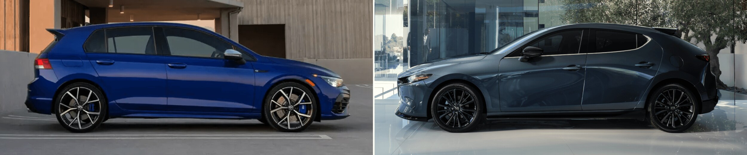 2023 VW Golf R vs. Mazda3 Hatchback