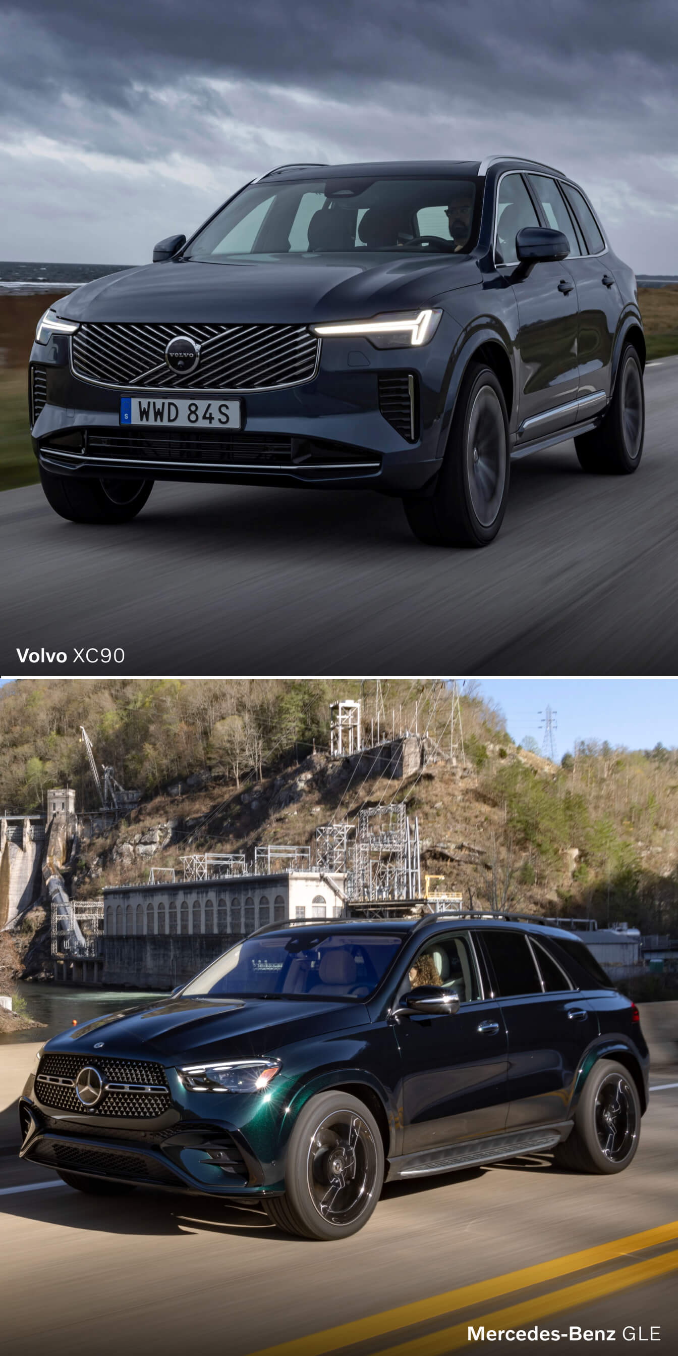 Volvo XC90 vs. Mercedes-Benz GLE Performance & MPG