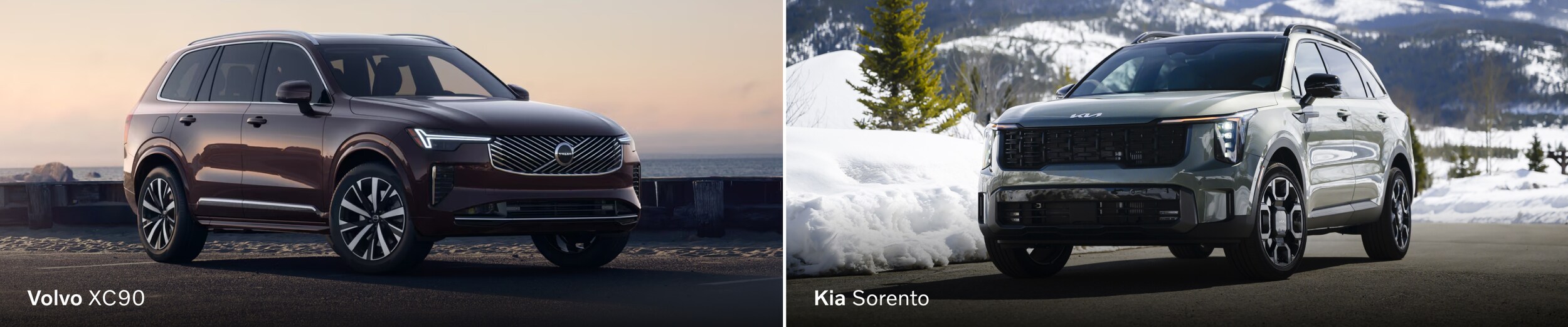 Volvo XC90 Vs. Kia Sorento