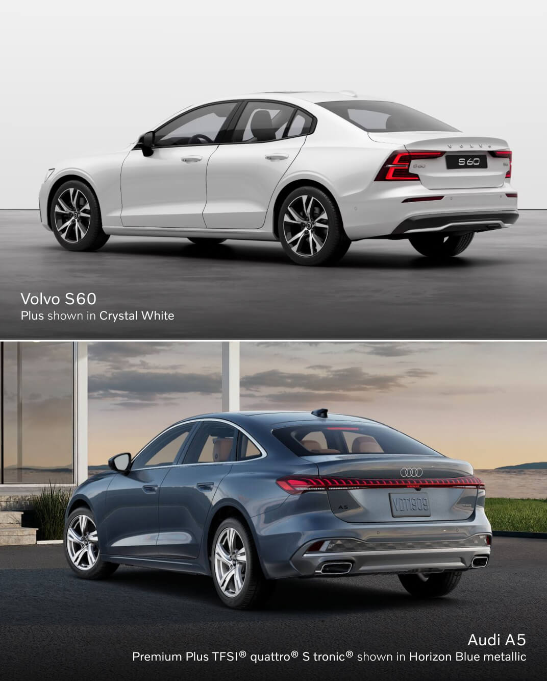 Volvo S60 vs. Audi A5 Performance and Safety