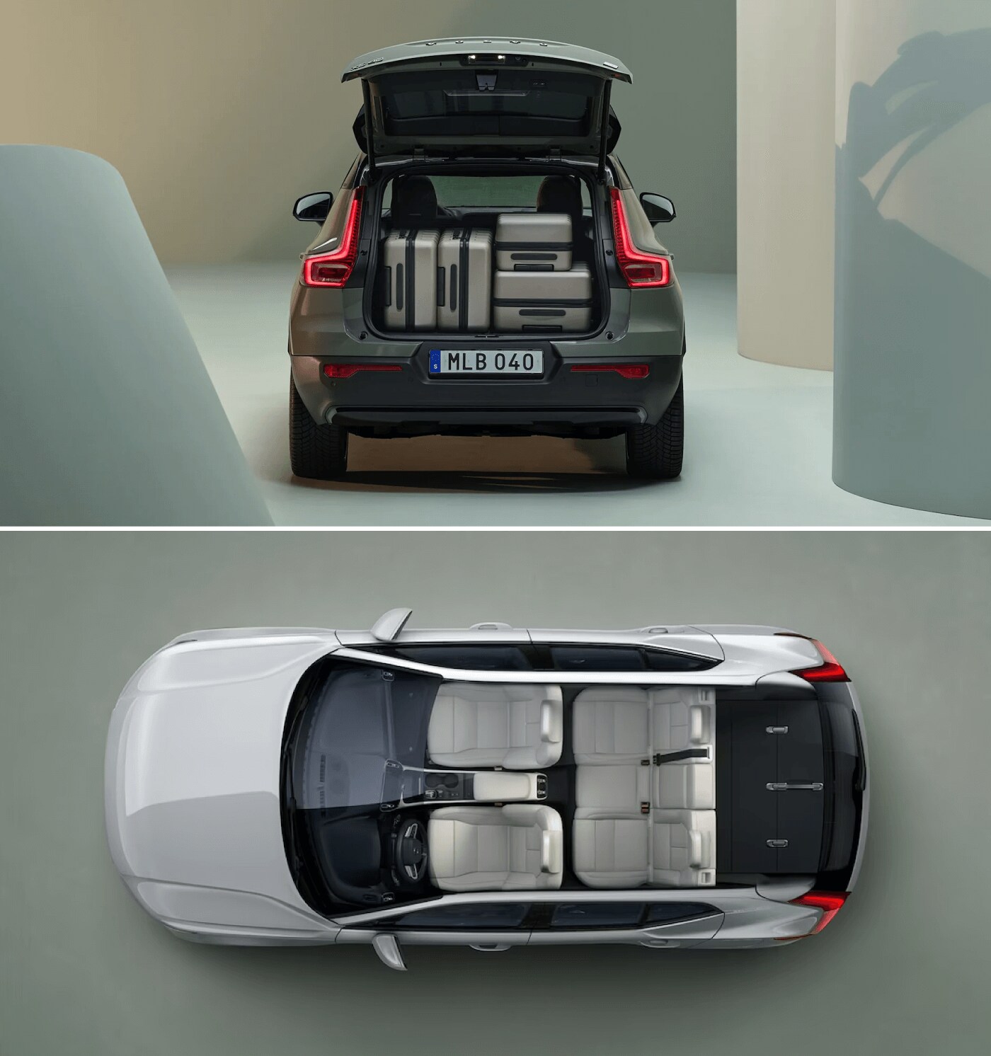 2023 Volvo XC40 Recharge Interior Dimensions