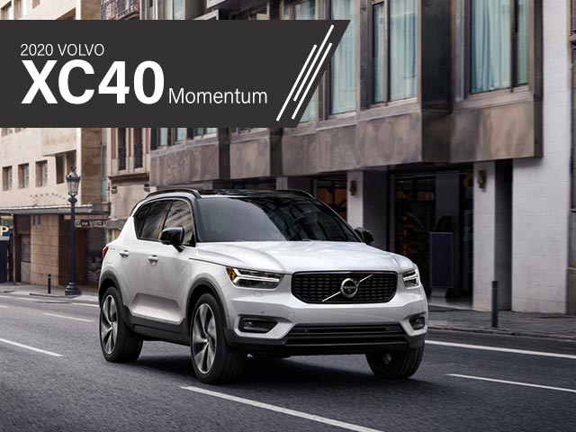 2020 red Volvo XC40 SUV for lease in south florida