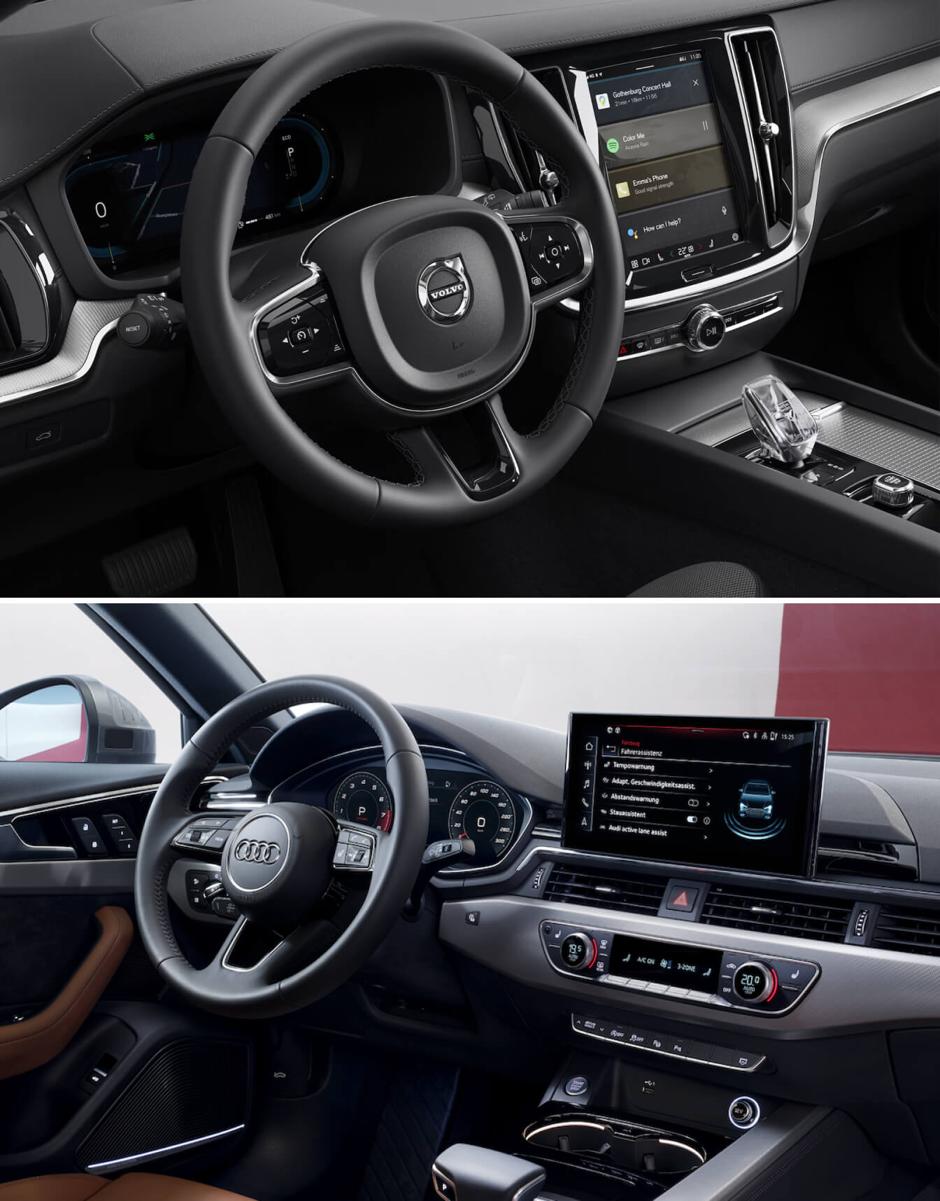 2024 Volvo S60 Vs. 2024 Audi A4 Trims